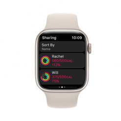 Apple Watch Series 7 GPS 41mm – Vien nhom day cao su white