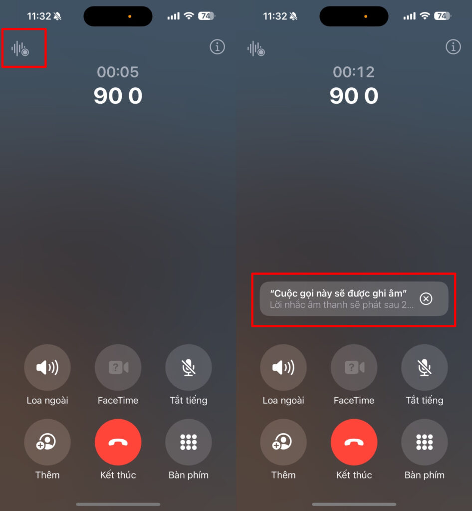 Ghi âm cuộc gọi trên iphone