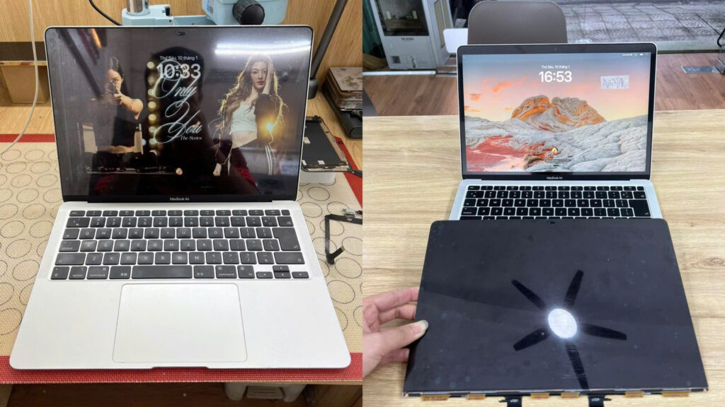 Thay màn hình MacBook Air M1 Chính Hãng 2 Thay màn hình MacBook Air M1