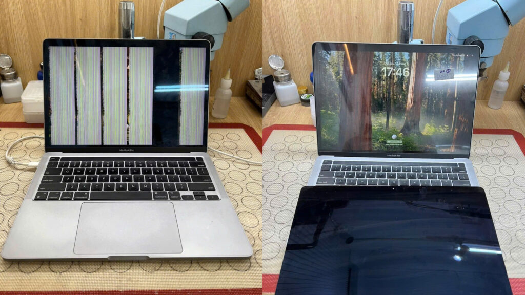 Thay Màn Hình MacBook Pro M1 13 inch Chính Hãng 2 thay màn hình macbook pro m1