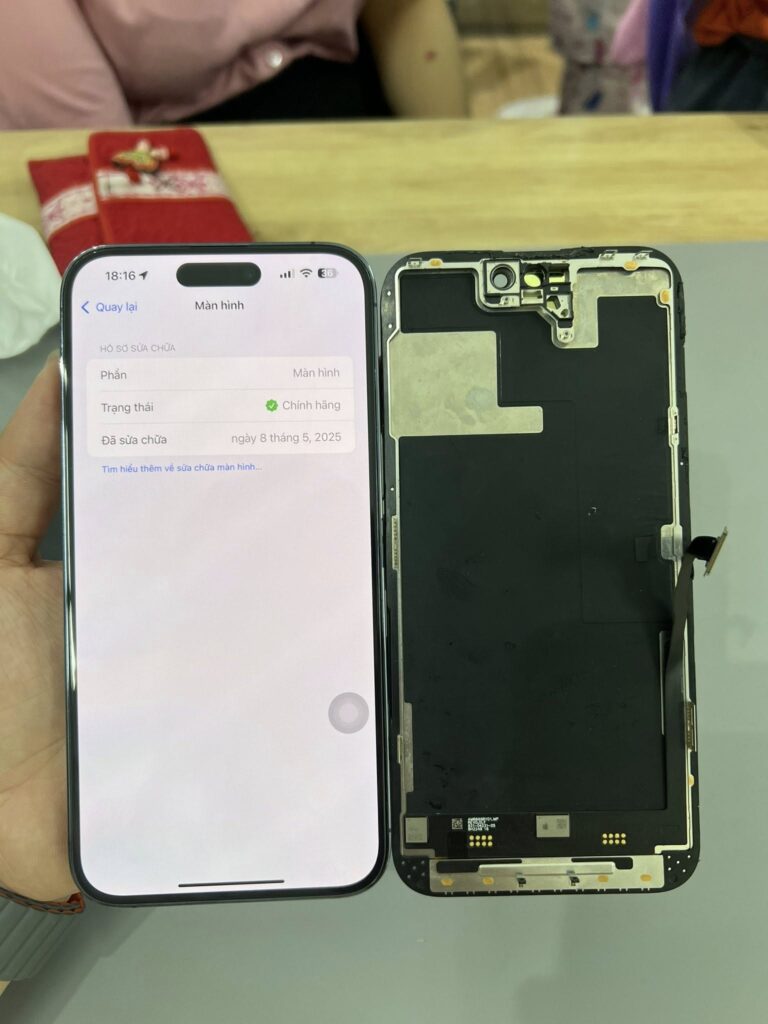 Thay màn hình iPhone 16 Pro Max 10 Thay màn hình iPhone chính hãng