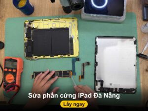 iPad sạc lúc được lúc không - sửa phần cứng, thay cáp chân sạc tại Shop Táo Đà Nẵng