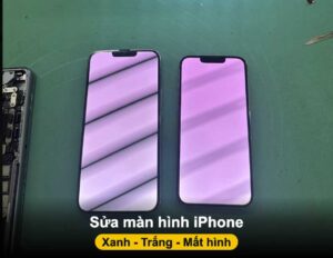 iPhone bị màn hình xanh, trắng, mất hình - sửa tại Shop Táo Đà Nẵng